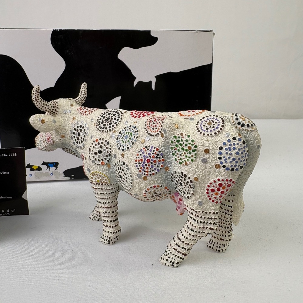 CowParade Buttons‎ and Bovine 7758 Kansas City Artist Ruth Donikowski - Picture 2 of 9